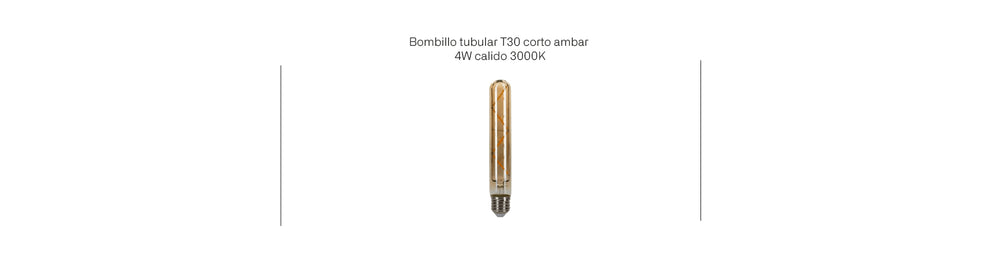 Bombillo Lámpara de Pie 1 Luz Moderna Waves Grande Ambar
