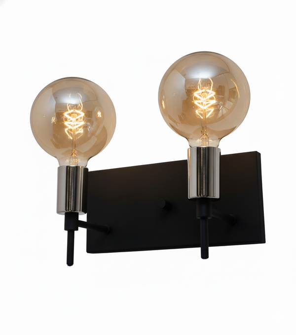 Lámpara de Pared 2 Luces Moderna Dinamo G125