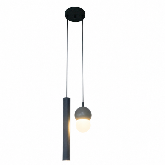 Lámpara Colgante 2 Luces Moderna Candida