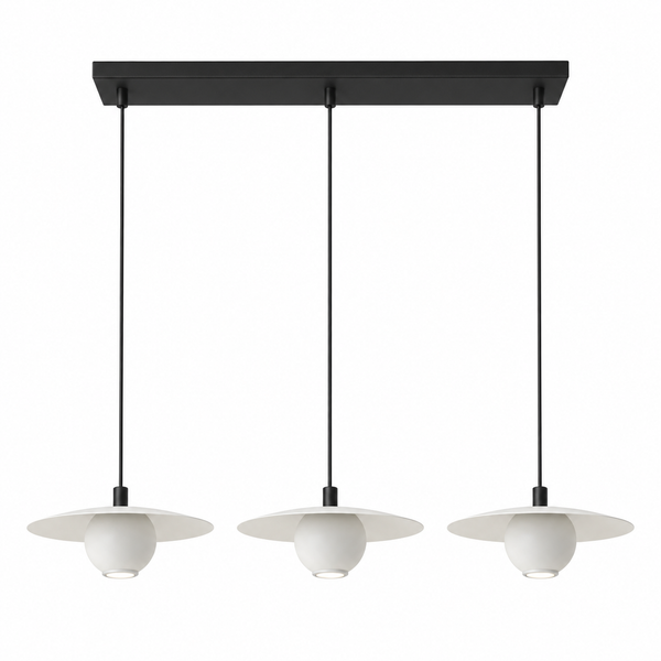 Lámpara Colgante 3 Luces Moderna Meridiano d20