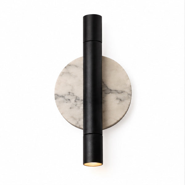 Lámpara de Pared 2 Luces Minimalista Milano M32 Negro Stone