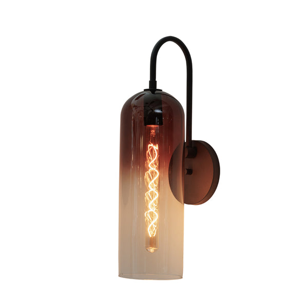 Lámpara de Pared 1 Luz Elegante Siria Humo
