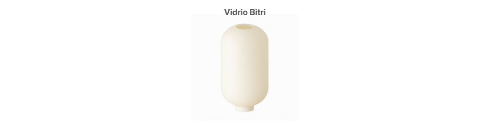 Vidrios Lámpara de Pared 1 Luz Clásica Bitri Macadamia