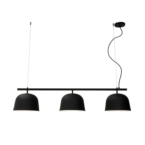 Lámpara Colgante 3 Luces Industrial Roma