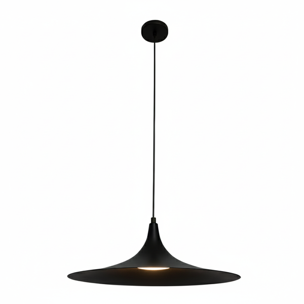 Lámpara Colgante 1 Luz Industrial Napoles Negro