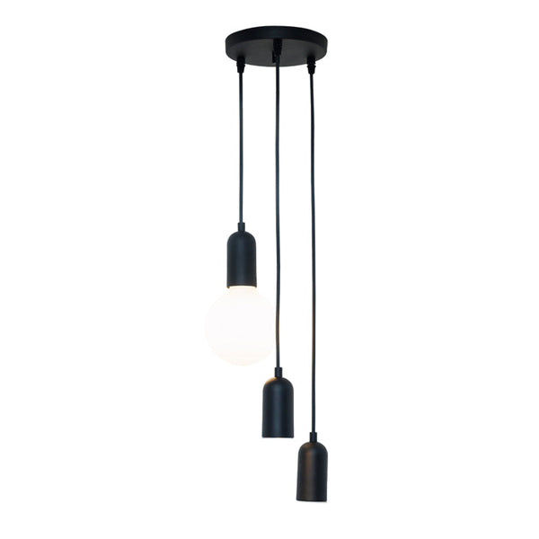 Lámpara Colgante 3 Luces Moderna Ventus