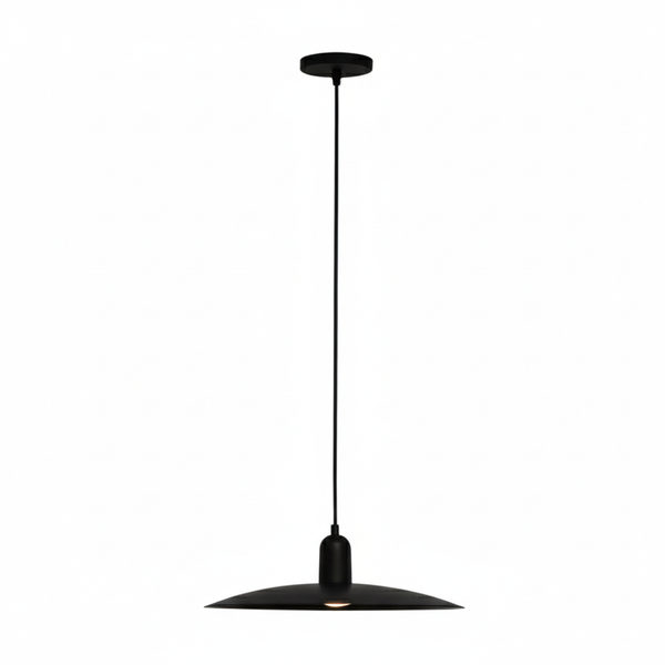 Lámpara Colgante 1 Luz Industrial Atlantis Negro