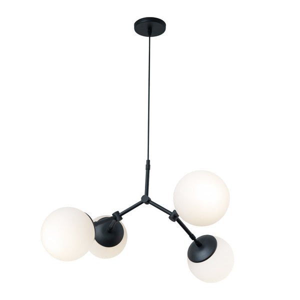 Lámpara Colgante 4 Luces Elegante Fiori Bow B12