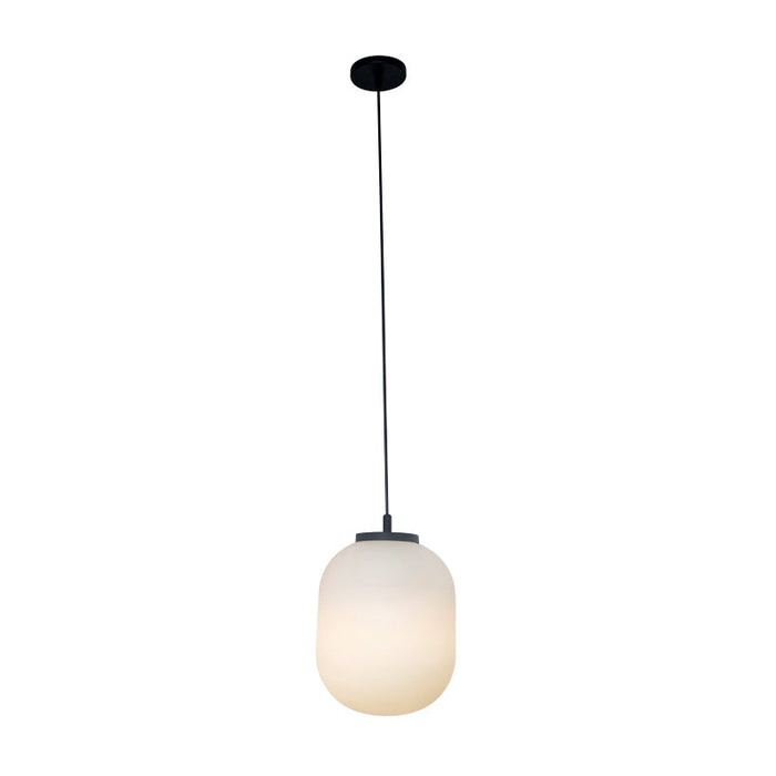 Lámpara Colgante 1 Luz Moderna Waves Opal