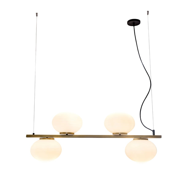 Lámpara Colgante 4 Luces Elegante Dalia
