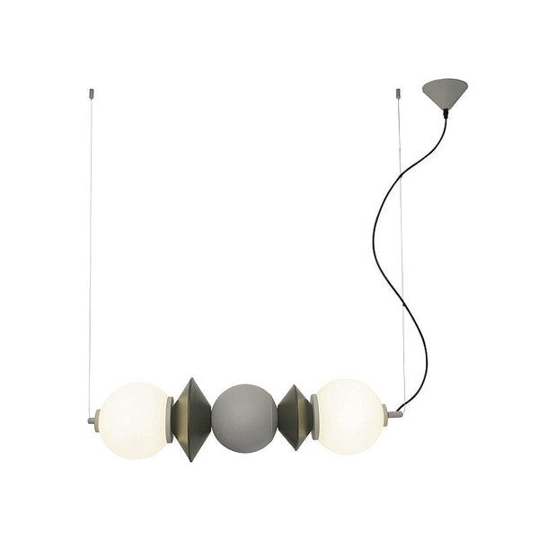 Lámpara Colgante 2 Luces Ecléctica Origami H