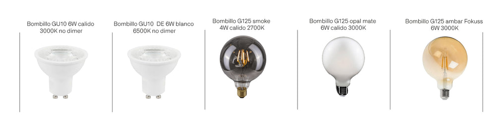 Bombillo Lámpara de Pared 2 Luces Moderna Concord GU10