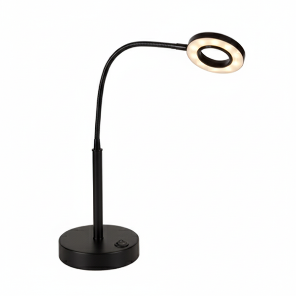 Lámpara de mesa 1 Luz Minimalista Saturno Negro