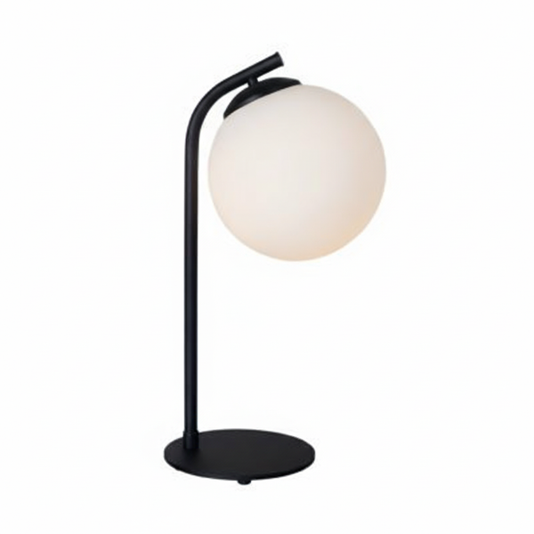 Lámpara de Mesa 1 luz Clásica Madison Color Negro