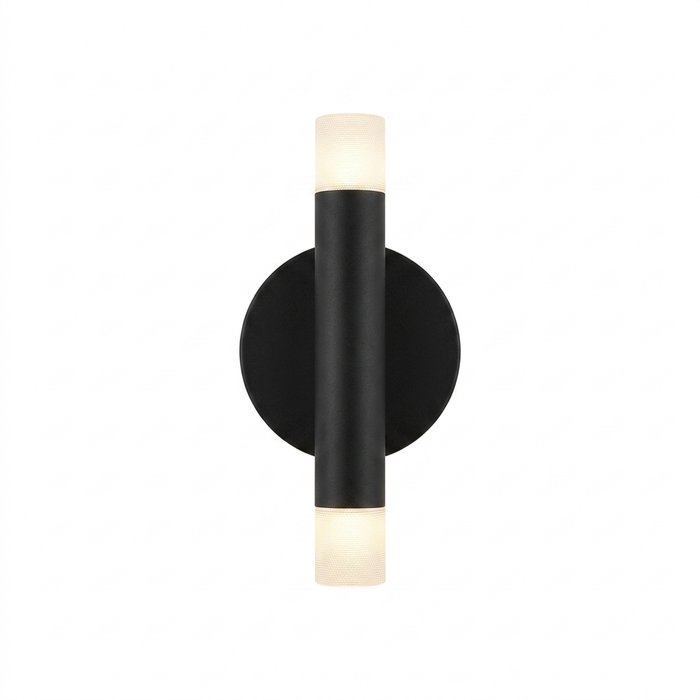 Lámpara de Pared 2 Luces Minimalista Milano m25 DF negro