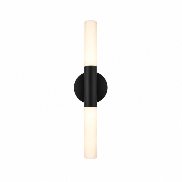 Lámpara de Pared 2 Luces Minimalista  Milano M47 DF NEGRO
