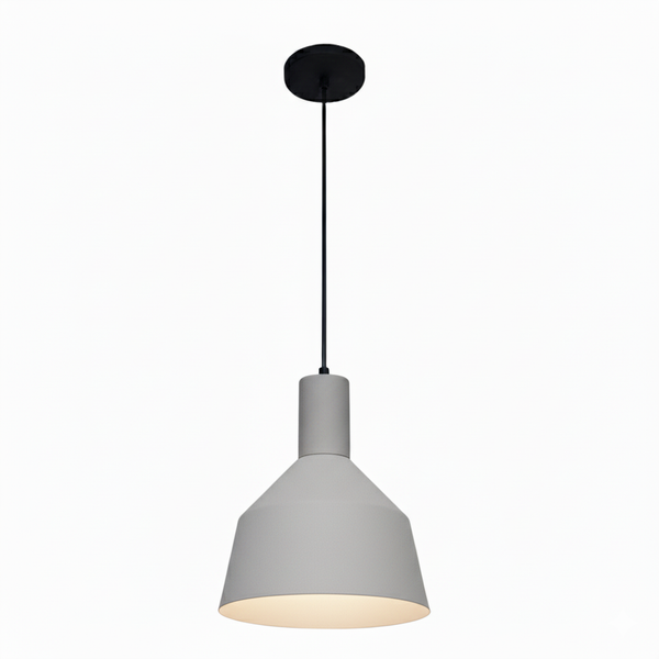Lámpara Colgante 1 Luz Moderna Ágora Color Macadamia