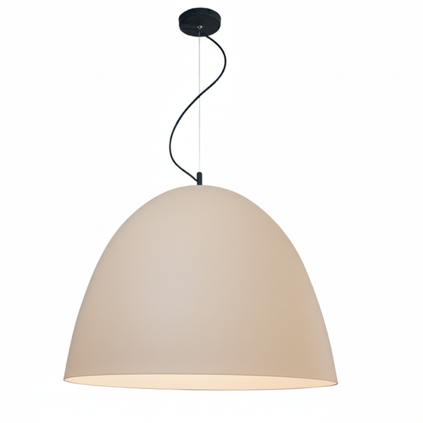 Lámpara Colgante 1 Luz Elegante Alfa Grande Macadamia