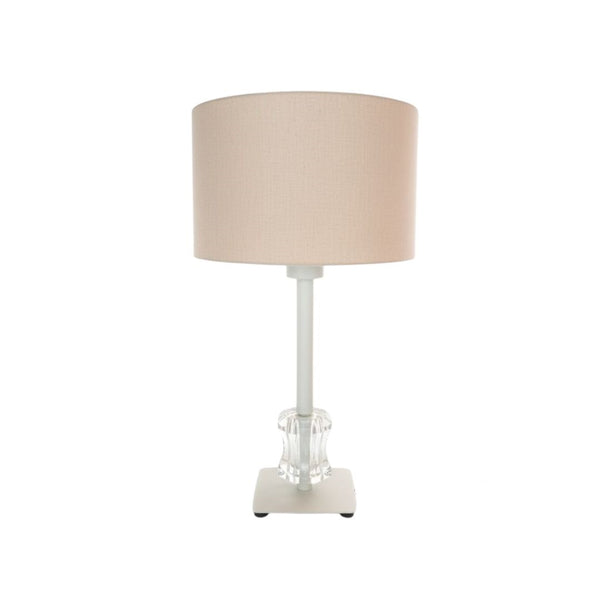 Lámpara de Mesa 1 Luz Clásica Cristal