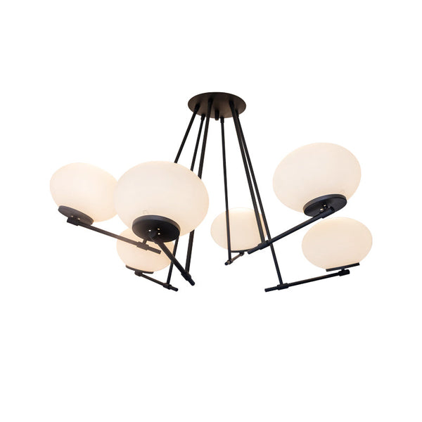Lámpara de Plafón 6 Luces Elegante Dalia