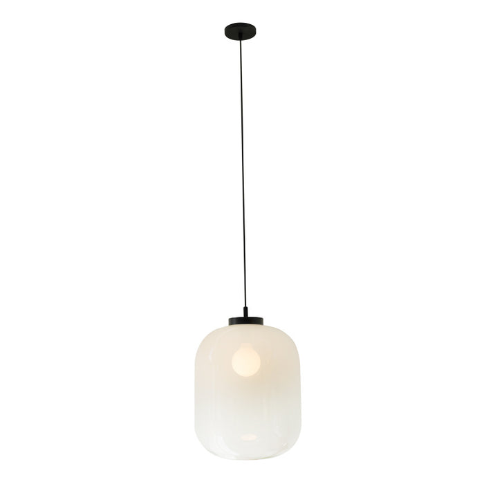 Lámpara Colgante 1 Luz Moderna Waves Opal Degrade
