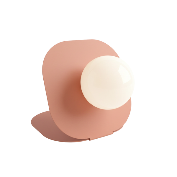 Lámpara de Mesa 1 Luz Industrial Quad Peach
